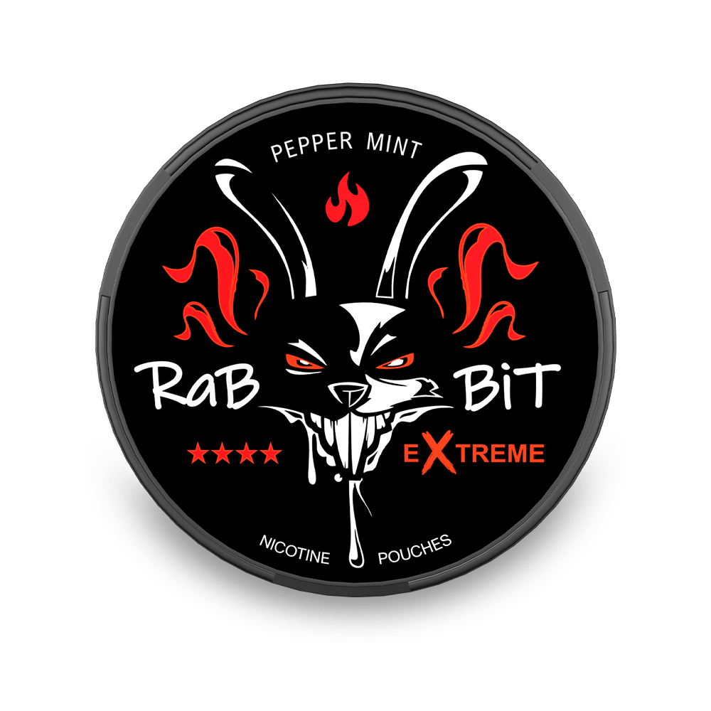Rabbit Extreme Pepper Mint Nicotine Pouches